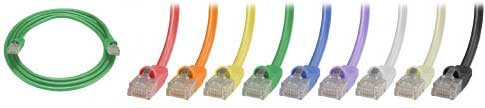 CAT6 Stranded Conductor Booted Patch Cable