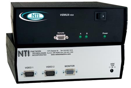 VIDMUX® SE-15V-2-2C1U-TTL (Front & Back)