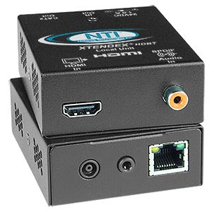 HDMI HDBase-T Extender with IR via One CAT6a/7, Transmitter and Receiver up to 600 feet (183 meters)