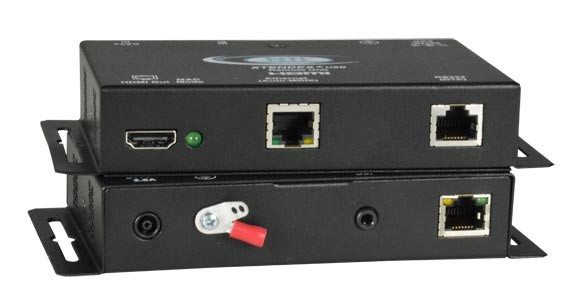 Low-Cost HDMI HDBase-T Extender with IR and Ethernet via One CAT6a/7, Transmitter & Receiver up to 600 feet (183 meters)
